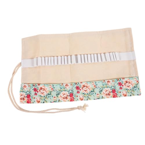 Operitacx Stiftetasche Aus Canvas Großes Und Kleines Federmäppchen Für Stifte Bleistift Rolle Organizer Dekorativer Stiftträger Praktisch Für Schule Und Büro von Operitacx