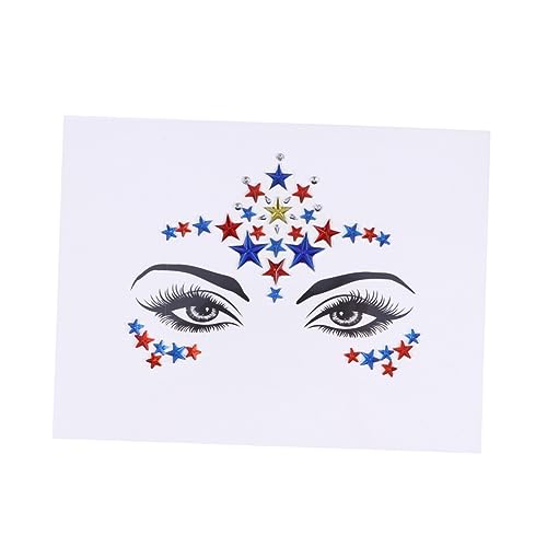 Operitacx Kristall Gesichtsaufkleber Für Selbstklebende Glitter Aufkleber Sternform Funkelnde Dekoration Für Partys Festivals Und DIY Projekte Zufällige Farben Operitacx Kristall Gesichtsaufkleber Für Selbstklebende Glitter Aufkleber Sternform Funkelnde Dekoration Für Partys Festivals Und DIY Projekte Zufällige Farben von Operitacx