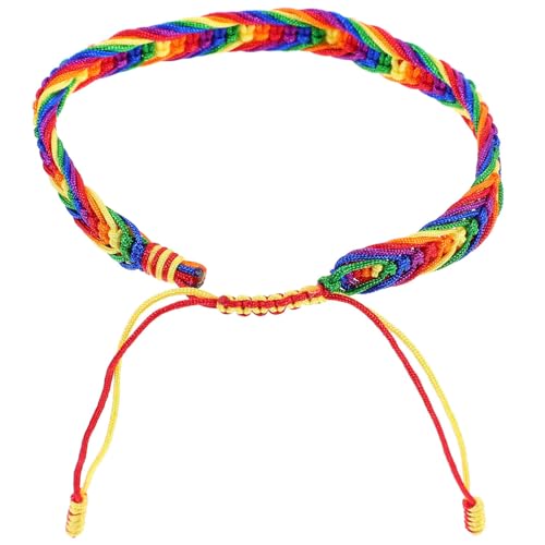 Operitacx Lgbt-Stolz-Armband Für Schwule Schwarzes Mattes Achat-Lavagestein Regenbogen-Armbänder Lgbtq-Beziehungsarmband Für Frauen Und Männer von Operitacx