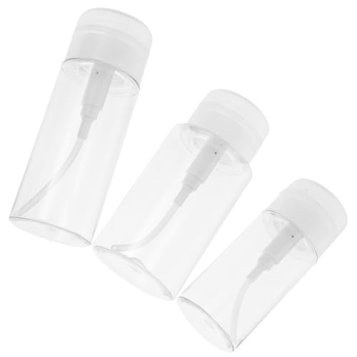 Operitacx Makeup Entferner 3 Stück Leere Reiseflaschen Kunststoff-quetsch-reisebehälter Nachfüllbare Flüssige Reiseflaschen Leere Reiseflaschen Für Flüssige Kosmetik-reisen Uv Nagellackentferner von Operitacx