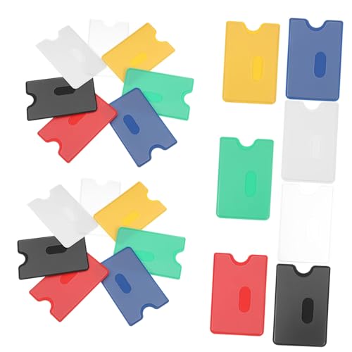 Operitacx 42stücke Teiliges PVC Kartenhüllen Ausweis Und Id-Karten Schutz Mit Robustem Material Tragbar Und Für Kreditkarten Und Zugangskarten von Operitacx