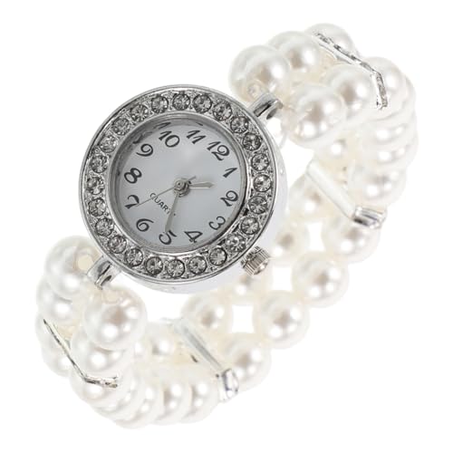 Operitacx Perlenarmband für Frauen mit Strasssteinen Vintage Cuff für Weihnachten und Partys Elastisches Design Perfektes für Mütter und Töchter von Operitacx