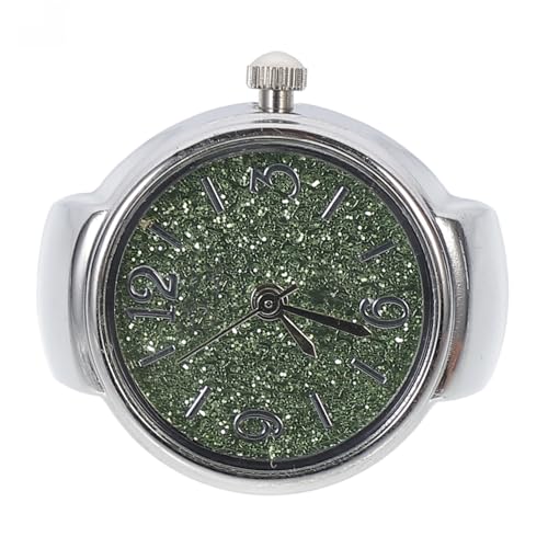 Operitacx Quartz Ringuhr Damen Elastischer Modischer Finger Uhr Zinklegierung Digitaluhr Leicht Tragbar Alltagstauglich Geeignet für Frauen und Operitacx Quartz Ringuhr Damen Elastischer Modischer Finger Uhr Zinklegierung Digitaluhr Leicht Tragbar Alltagstauglich Geeignet für Frauen und von Operitacx