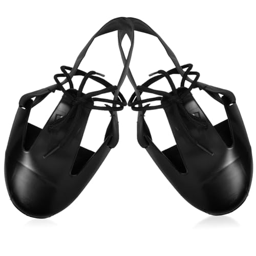 Operitacx Sicherheitsschuh Zehenkappen mit Stahlkappe rutschfest Robuster Schutz Überschuhe für Herren Damen Arbeitsschutz Baustelle Fußschutz Stahl Metatarsal Guard von Operitacx