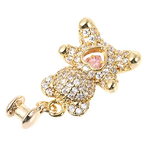 Operitacx Silicone Watchband Charm Vierblattkleeblatt Ornament Zarter Legierungsanhänger für Uhrenarmband Dekoration Modisch und Farbenfroh für Damen und Herren von Operitacx