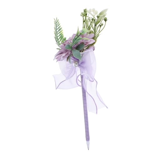 Operitacx Simulierter Blumenstrauß Stift Kugelschreiber Künstliche Blumen Schreibstifte Blumenstift Zarter Kugelschreiber Dekorativer Stift Blumenstrauß Stift Dekorativer von Operitacx