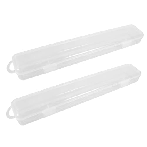 Operitacx Stifte Box 2 Stück Pinsel Pinselhalter Stiftbehälter Leeres Federmäppchen Stiftetui Stiftvitrine Transparentes Federmäppchen Transparente Stifthalter Stift Pinsel Etui Operitacx Stifte Box 2 Stück Pinsel Pinselhalter Stiftbehälter Leeres Federmäppchen Stiftetui Stiftvitrine Transparentes Federmäppchen Transparente Stifthalter Stift Pinsel Etui von Operitacx