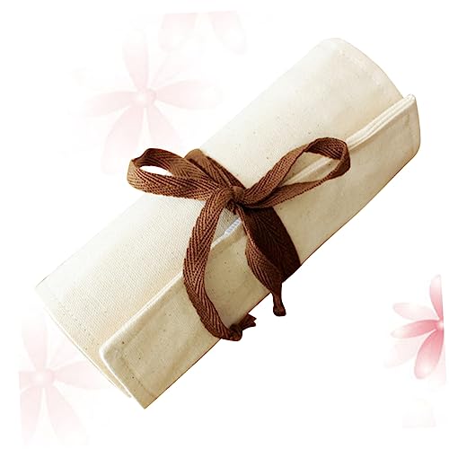 Operitacx Stiftetasche Aus Canvas Stiftehalter Mit Fächern Schulbedarf Für Mädchen Und Jungen Robust Und Leicht Praktisch Für Studenten von Operitacx