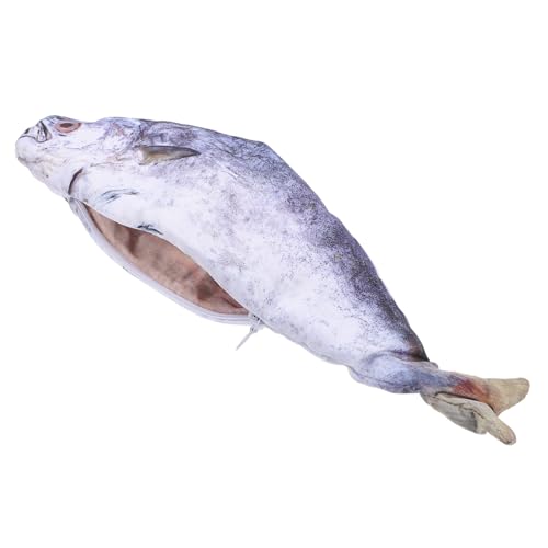 Operitacx Tasche Für Fischstifte Katzenspielzeug Mit Schlaffen Fischen Federmäppchen Für Mädchen Kleiner Beutel Simulations-plüschtiere Kleine Angeltasche Fischform Fisch Beutel Stoff von Operitacx