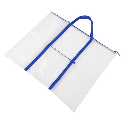 Operitacx Transparente Große Aufbewahrungstasche mit Griffen Faltbare Poster und Zeichnungstaschen für Poster Kunstwerke Ausstellungstafeln Platzsparend und Leicht zu Öffnen durch von Operitacx