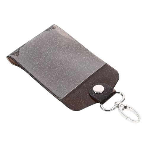 Operitacx Transparente Kartenhülle mit Schnalle Doppelseitiger Schutz Kratzfest Langlebig Leicht für Ausweise Bankkarten Arbeitsetiketten mit Praktischem Befestigungsclip von Operitacx