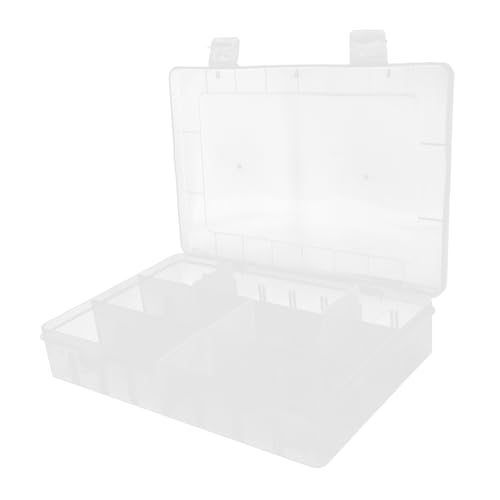 Operitacx Transparente Stiftebox Für Kunstbedarf Aufbewahrungsbox Für Bleistifte Und Bastelwerkzeuge Stapelbarer Organizer Kunststoffmaterial Für Schule Und Büro Große Kapazität von Operitacx