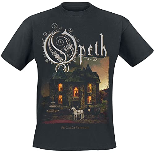 Opeth In Cauda Venenum Album Männer T-Shirt schwarz L 100% Baumwolle Band-Merch, Bands von Opeth