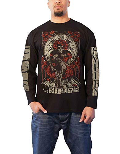 Opeth T Shirt Haxprocess Band Logo Nue offiziell Herren Schwarz Long Sleeve L von Opeth