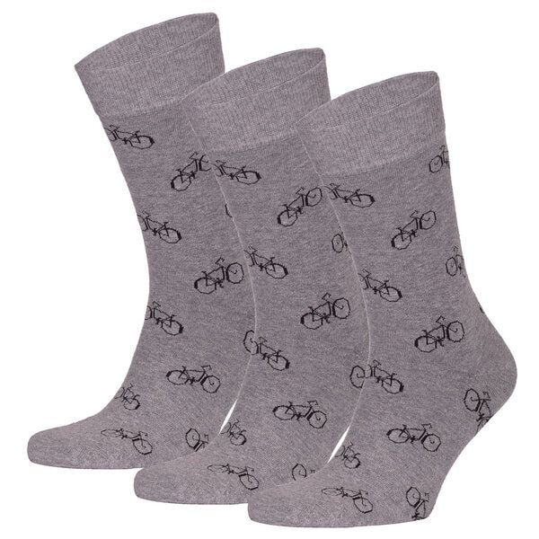 Opi and Max 3 Paar Fahrradmuster Socken aus Bio-Baumwolle (90% GOTS-zertifiziert) Opi & Max von Opi and Max