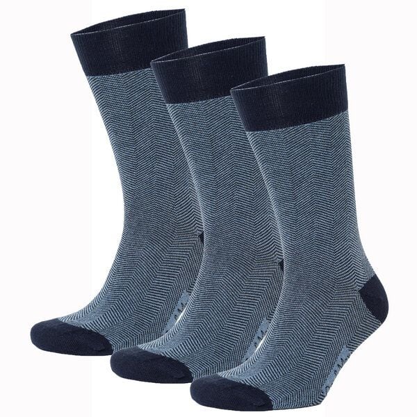 Opi and Max 3 Paar Herringbone Herren Socken aus Bio-Baumwolle (90% GOTS-zertifiziert) Opi & Max von Opi and Max
