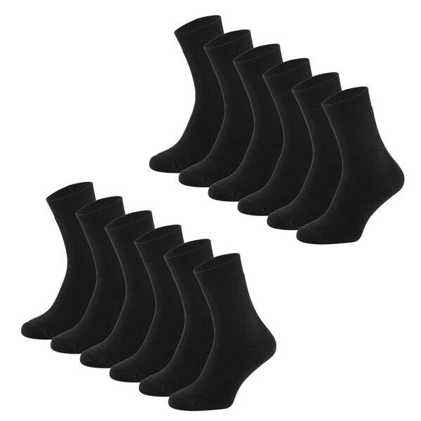 Opi and Max 3 oder 12 Paar Bio-Baumwolle Frottee Socken – GOTS-zertifizierte Baumwollsocken, 90% Bio-Baumwolle, Unisex für Männer & Frauen – Bequeme, Strapazierfähige Alltagssocken von Opi and Max