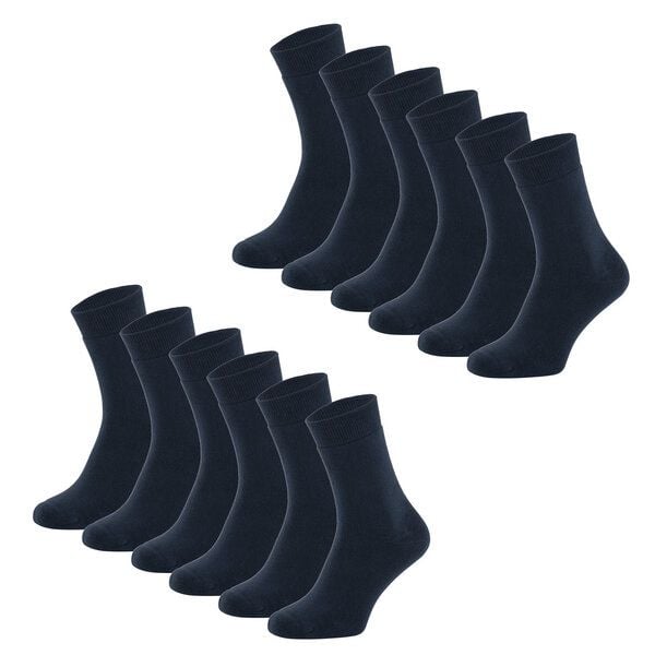 Opi and Max 3 oder 12 Paar Bio-Baumwolle Frottee Socken – GOTS-zertifizierte Baumwollsocken, 90% Bio-Baumwolle, Unisex für Männer & Frauen – Bequeme, Strapazierfähige Alltagssocken von Opi and Max