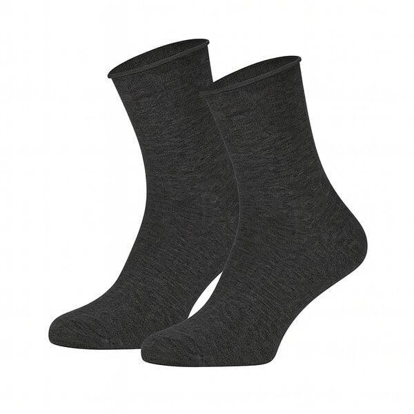 Opi and Max 3 oder 12 Paar Diabetikersocken ohne Gummi – Rollrand Socken aus 98% Bio-Baumwolle, GOTS-zertifiziert – Bequeme, atmungsaktive Baumwollsocken für Damen & Herren von Opi and Max