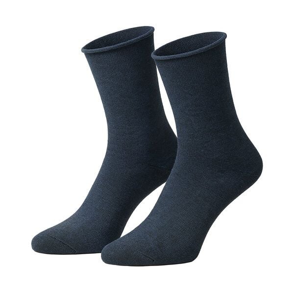 Opi and Max 3 oder 12 Paar Diabetikersocken ohne Gummi – Rollrand Socken aus 98% Bio-Baumwolle, GOTS-zertifiziert – Bequeme, atmungsaktive Baumwollsocken für Damen & Herren von Opi and Max