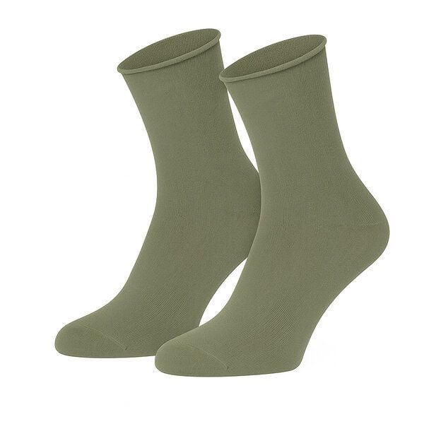 Opi and Max 3 oder 12 Paar Diabetikersocken ohne Gummi – Rollrand Socken aus 98% Bio-Baumwolle, GOTS-zertifiziert – Bequeme, atmungsaktive Baumwollsocken für Damen & Herren von Opi and Max