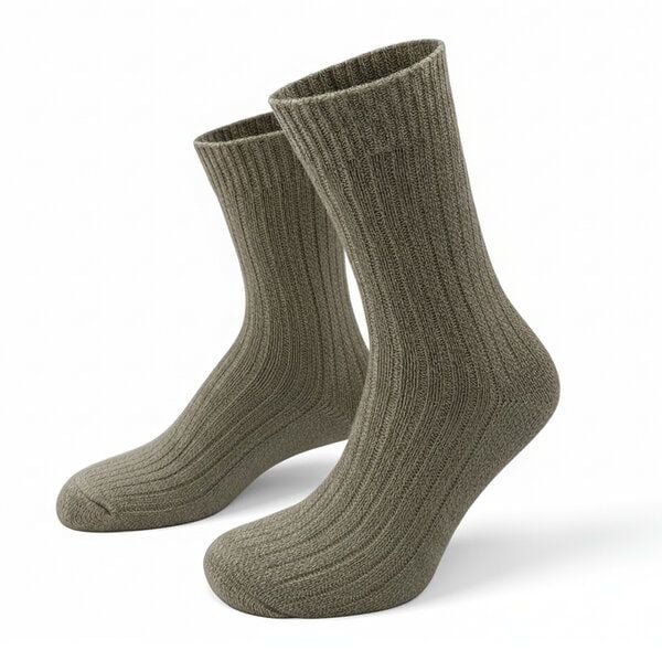 Opi and Max 3 oder 12 Paar Norweger Rillen Socken – GOTS-zertifizierte Baumwollsocken, 90% Bio-Baumwolle, Unisex für Männer & Frauen – Bequeme, Strapazierfähige Alltagssocken von Opi and Max