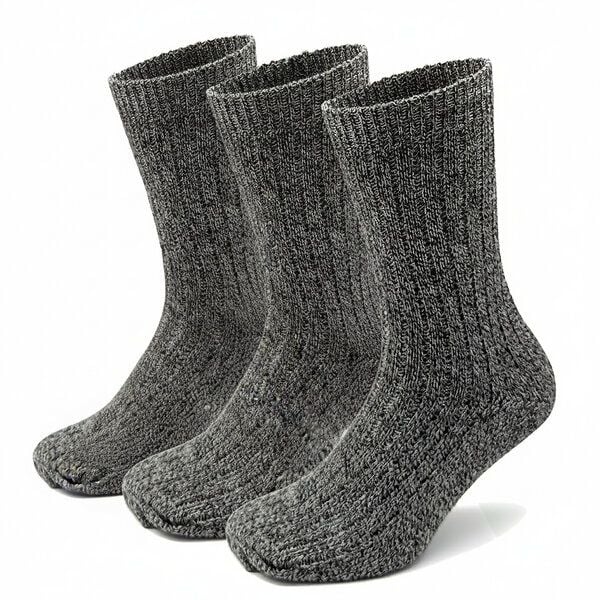Opi and Max 3 oder 12 Paar Norweger Rillen Socken – GOTS-zertifizierte Baumwollsocken, 90% Bio-Baumwolle, Unisex für Männer & Frauen – Bequeme, Strapazierfähige Alltagssocken von Opi and Max