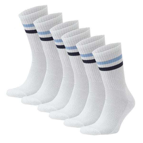 Opi and Max 3 oder 24 Paar Sportsocken mit Streifen aus Bio-Baumwolle 90% Bio-Baumwolle, Unisex für Männer & Frauen – Bequeme, Strapazierfähige Alltagssocken von Opi and Max
