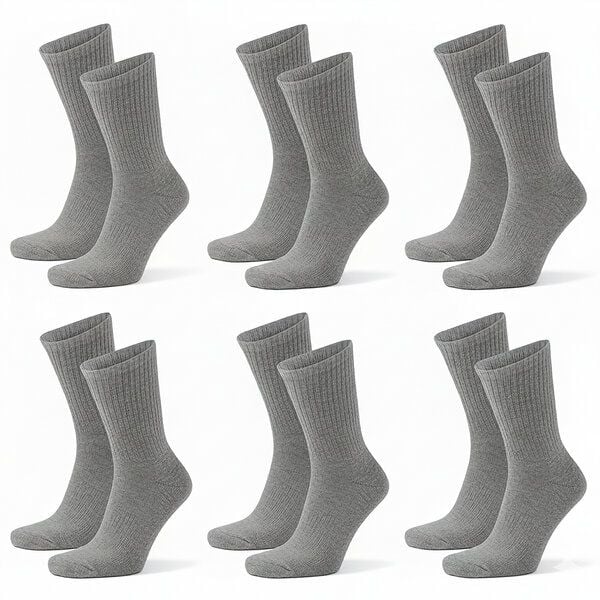 Opi and Max 3 oder 24 Paar Sportsocken mit Streifen aus Bio-Baumwolle 90% Bio-Baumwolle, Unisex für Männer & Frauen – Bequeme, Strapazierfähige Alltagssocken von Opi and Max