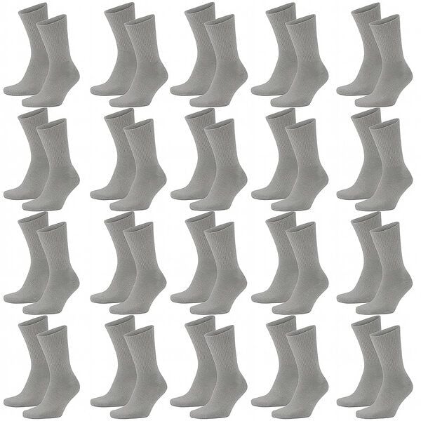 Opi and Max 3 oder 24 Paar Sportsocken mit Streifen aus Bio-Baumwolle 90% Bio-Baumwolle, Unisex für Männer & Frauen – Bequeme, Strapazierfähige Alltagssocken von Opi and Max