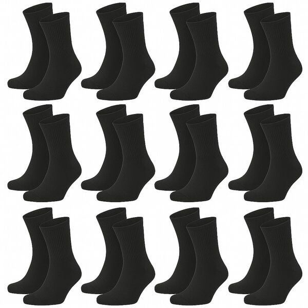 Opi and Max 3 oder 24 Paar Sportsocken mit Streifen aus Bio-Baumwolle 90% Bio-Baumwolle, Unisex für Männer & Frauen – Bequeme, Strapazierfähige Alltagssocken von Opi and Max