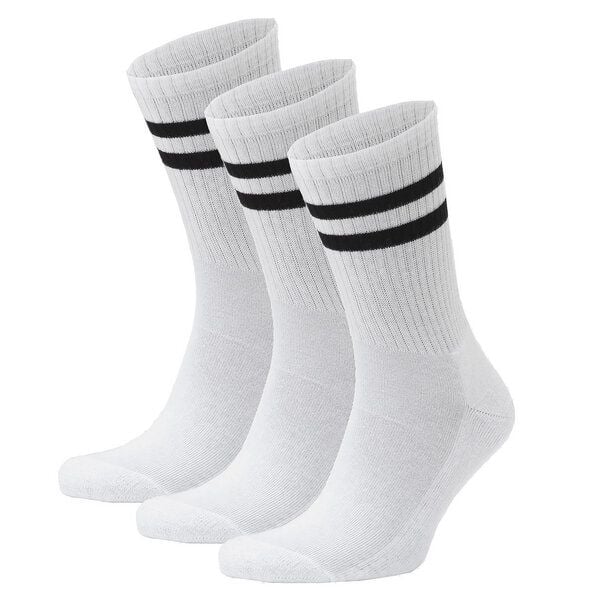 Opi and Max 3 oder 24 Paar Sportsocken mit Streifen aus Bio-Baumwolle 90% Bio-Baumwolle, Unisex für Männer & Frauen – Bequeme, Strapazierfähige Alltagssocken von Opi and Max