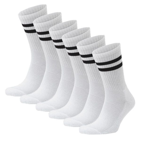 Opi and Max 3 oder 24 Paar Sportsocken mit Streifen aus Bio-Baumwolle 90% Bio-Baumwolle, Unisex für Männer & Frauen – Bequeme, Strapazierfähige Alltagssocken von Opi and Max