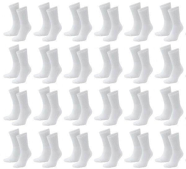 Opi and Max 3 oder 24 Paar Sportsocken mit Streifen aus Bio-Baumwolle 90% Bio-Baumwolle, Unisex für Männer & Frauen – Bequeme, Strapazierfähige Alltagssocken von Opi and Max