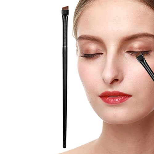 Augenbrauenpinsel – Eyeliner-Pinsel | Eyeliner-Pinsel | Augen-Make-up-Pinsel | Feinwinkelpräzision, abgeschrägter flacher Winkel, ultradünn, Augenbrauen-Werkzeug von Opilroyn