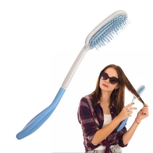 Bürsten und Haarkämme mit langem Griff, Kuhkamm mit langem Griff – weicher Kamm mit langem Griff | schöne elegante Haarbürste mit langem Griff für Damen von Opilroyn