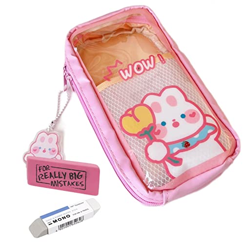 Federmäppchen - Ästhetisches Federmäppchen, Federmäppchen Für Studenten | Geldbörse Kosmetiktasche Büro Schreibwaren Organizer, Große Kapazität Stifttasche Für, C, Fare riferimento alla descrizione von Opilroyn