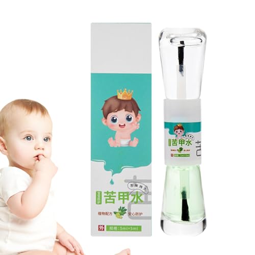 Flüssigkeit zum Stoppen des Nagelkauens, Nagellack zur Vorbeugung von Nagelnagern | 5 ml Nagelbisskappe, Anti-Biss-Nagellack mit bitterem Geschmack, um das Saugen von von Opilroyn