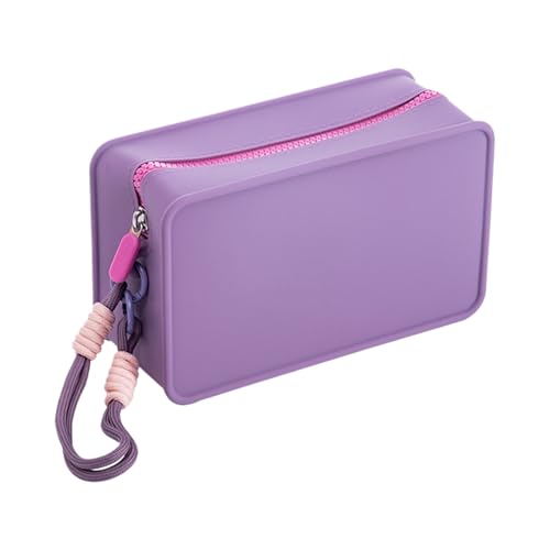 Make-up-Organizer – Tragbare Kosmetiktasche aus Silikon, wasserdicht, hohe Kapazität für Frauen | Reisetasche für Geschäftsreisen, Wochenende, violett, riferimento alla descrizione, Siehe Make-up-Organizer – Tragbare Kosmetiktasche aus Silikon, wasserdicht, hohe Kapazität für Frauen | Reisetasche für Geschäftsreisen, Wochenende, violett, riferimento alla descrizione, Siehe von Opilroyn