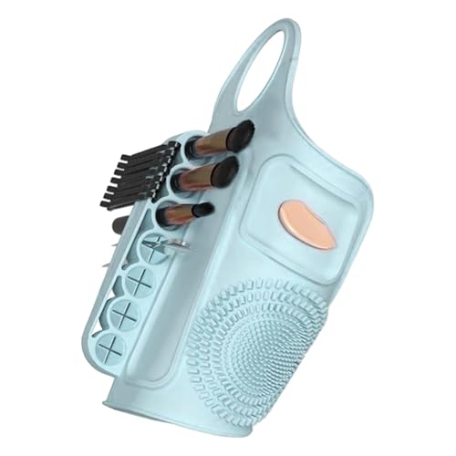 Make-up-Pinsel aus Silikon, tragbar, Make-up-Band aus Silikon, Reinigung und Aufbewahrung, Make-up-Stempel, Augenbrauenstift, Pinsel, Werkzeug für Make-up von Opilroyn