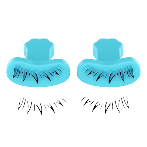 Opilroyn Wimpernstempel, Beauty Lash Extension Tool, 1 Paar Wiederverwendbare Stempel, Silikon Wimpern Applikator Werkzeug, Lashes Vorlage für Anfänger von Opilroyn