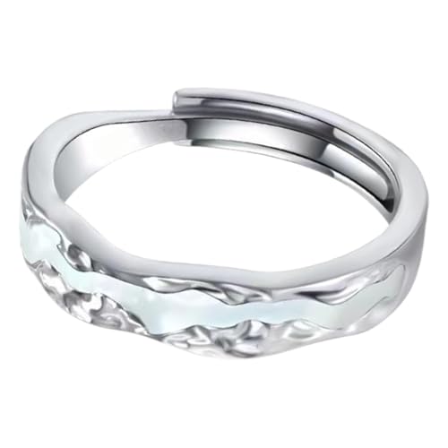 Paarversprechenringe - Romantische Verlobungsringe für Paare, Kupferringe für Frauen, Kupferringe, Eheringe mit phosphoreszierendem Schmuck, Versprechungsringe, Verlobungsringe, riferimento alla von Opilroyn