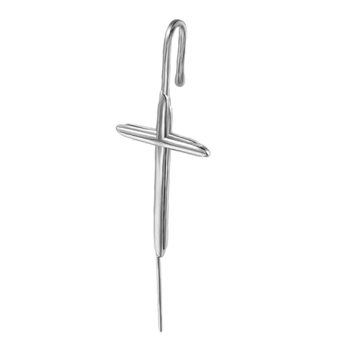 Schicke Kettenohrringe – Raupenohrringe mit Schlange, Tierohrringe für Damen | Exklusive Schlangen-Ohrstecker mit sicherem und nicht reizendem Design, schöne Ohrringe mit Pol, riferimento alla von Opilroyn