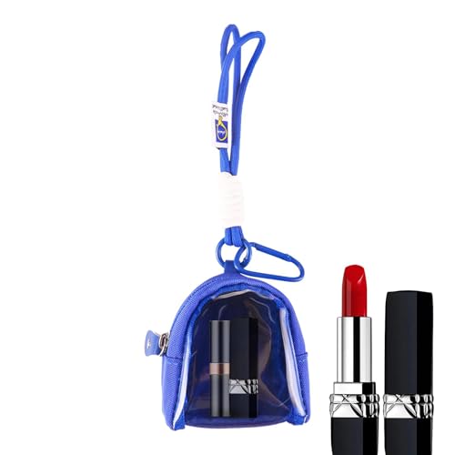 Transparente Präsentationstasche, transparente Präsentationstasche – Tragetasche für tragbare Puppen | Staubdichte Kopfhörer-Organizer-Tasche, Sammlervitrine mit Eisen, blau, Se référer au descriptif von Opilroyn