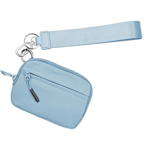 Wickeltasche für Geldbörse, kleine Reißverschlusstasche für Geldbörse, Geldbörse mit Riemen, Kreditkartenhalter, Geldbörse mit Reißverschluss, kleine Geldbörse, blau, Se référer au descriptif, Siehe Wickeltasche für Geldbörse, kleine Reißverschlusstasche für Geldbörse, Geldbörse mit Riemen, Kreditkartenhalter, Geldbörse mit Reißverschluss, kleine Geldbörse, blau, Se référer au descriptif, Siehe von Opilroyn