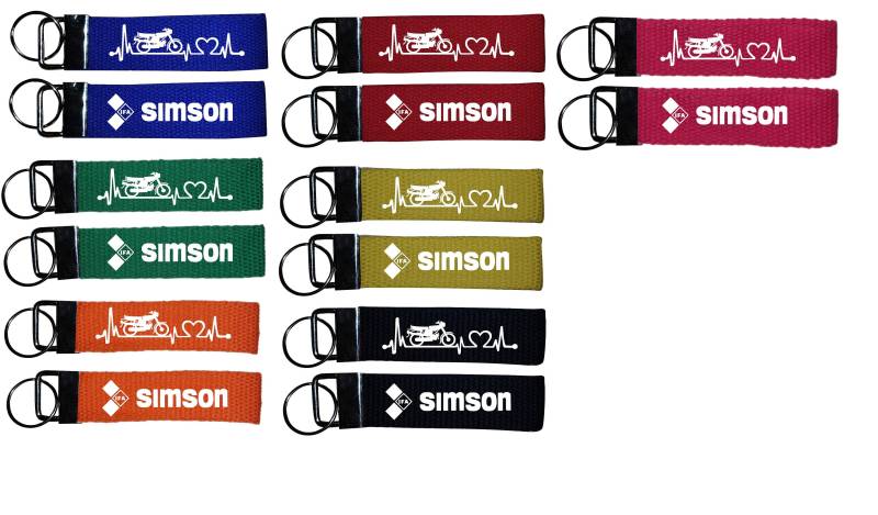 S51 S50 Enduro Schwalbe Star Habicht Sr50 Sr2 Duo Spatz Simson Schlüsselband Schlüsselanhänger von OplottDE