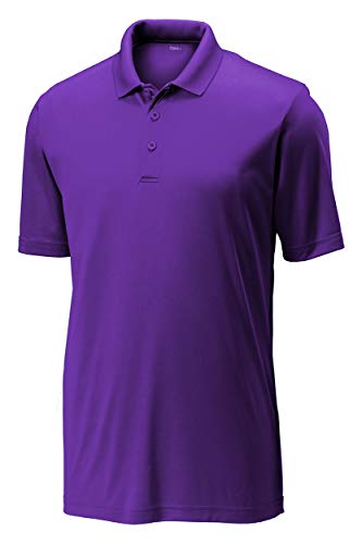 Opna Herren Golf-Poloshirt, Dry-Fit, violett, XXL von Opna