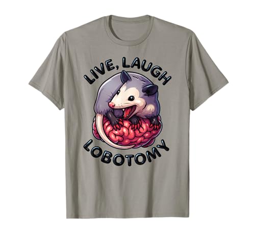 Lustiges Opossum Live Laugh Lobotomie Tierliebhaber Jungen Mädchen T-Shirt Lustiges Opossum Live Laugh Lobotomie Tierliebhaber Jungen Mädchen T-Shirt von OpossumAxis1