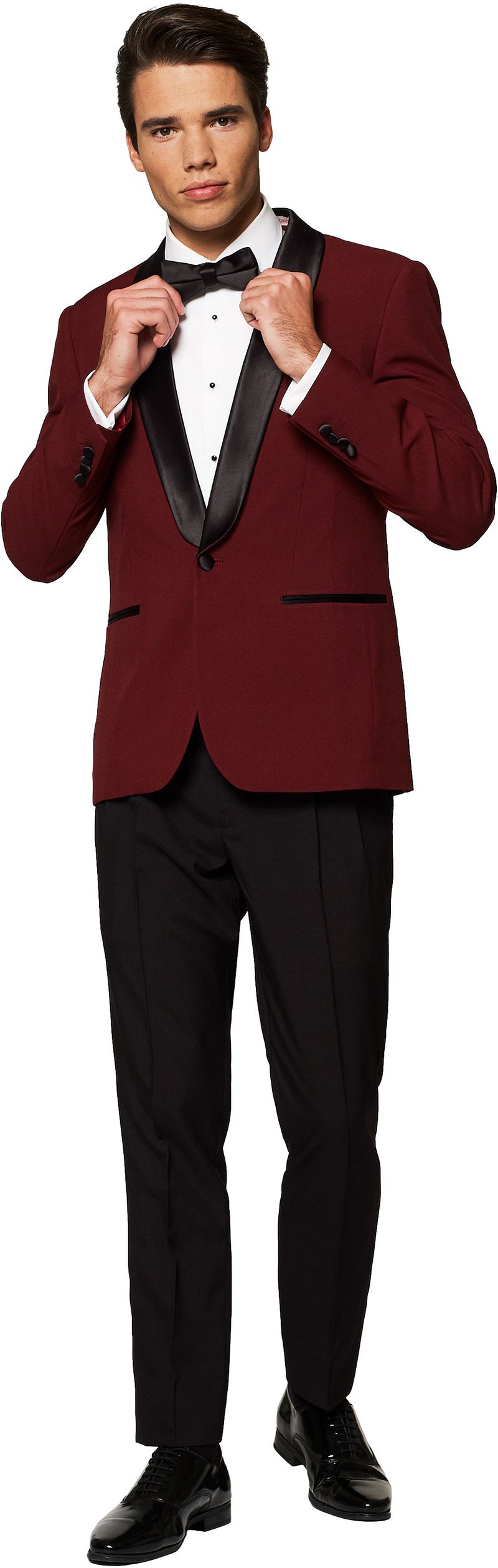 OppoSuits Anzug Hot Burgundy - Größe 48 von OppoSuits