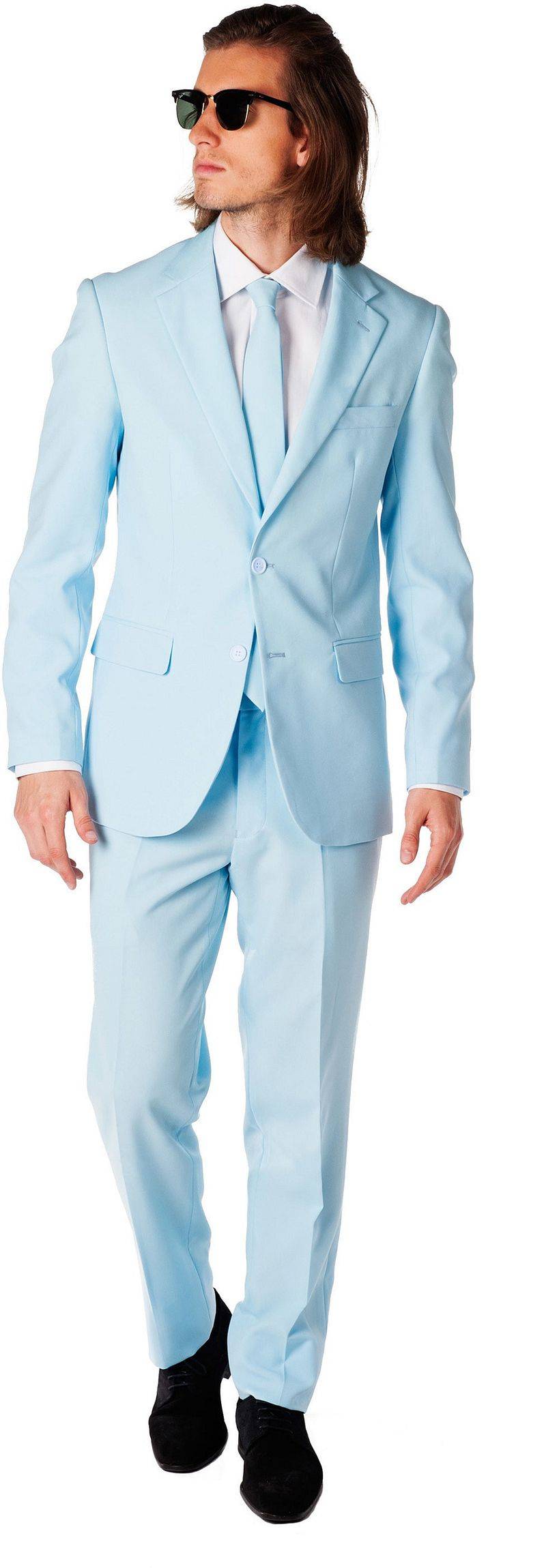 OppoSuits Cool Blue Kostüm - Größe 54 von OppoSuits